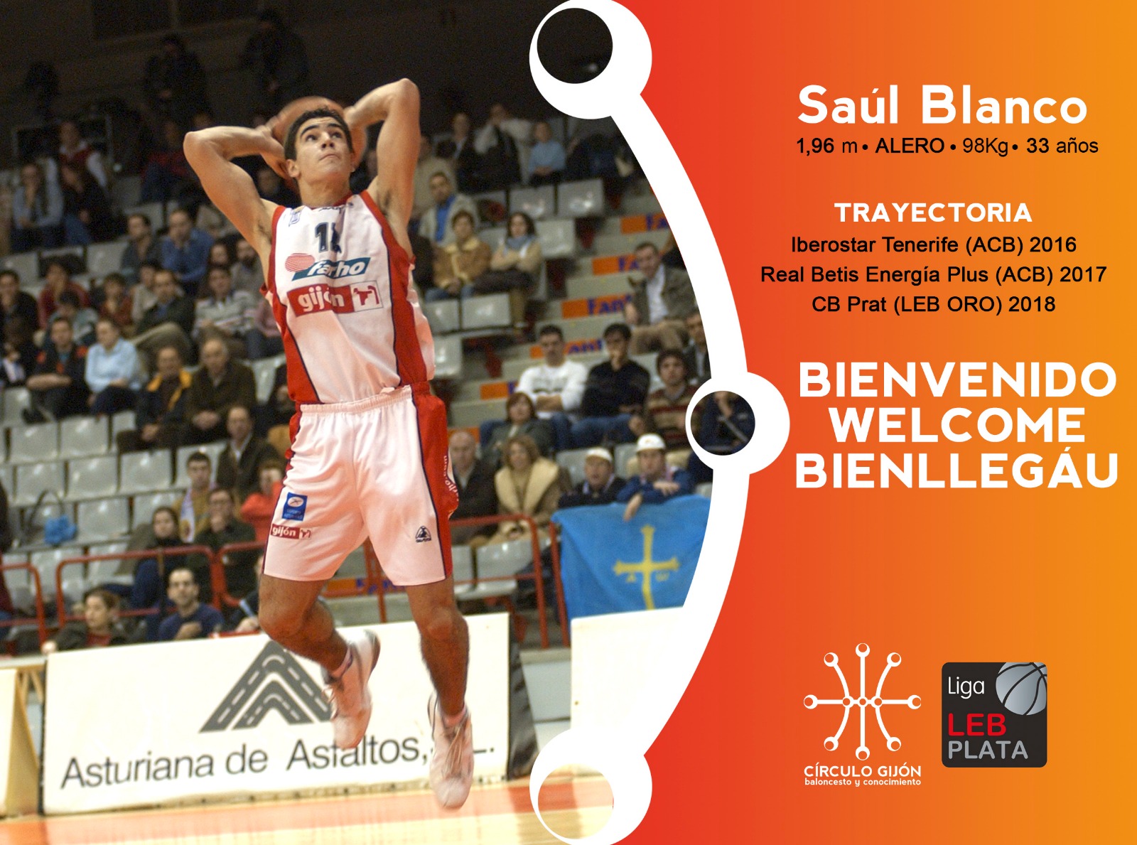 Saúl Blanco Círculo Gijón Baloncesto